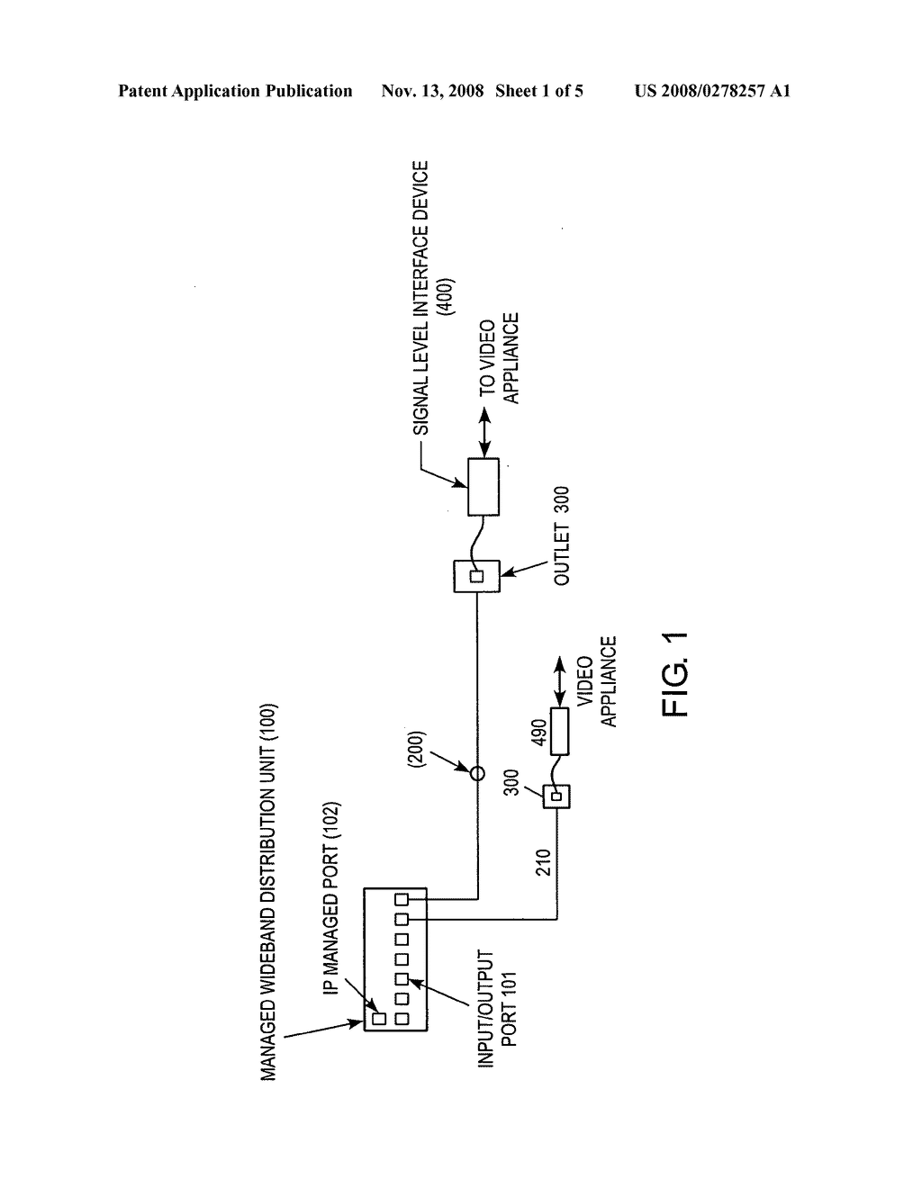 Managed wideband radio frequency distribution system with signal level enabling interface device - diagram, schematic, and image 02