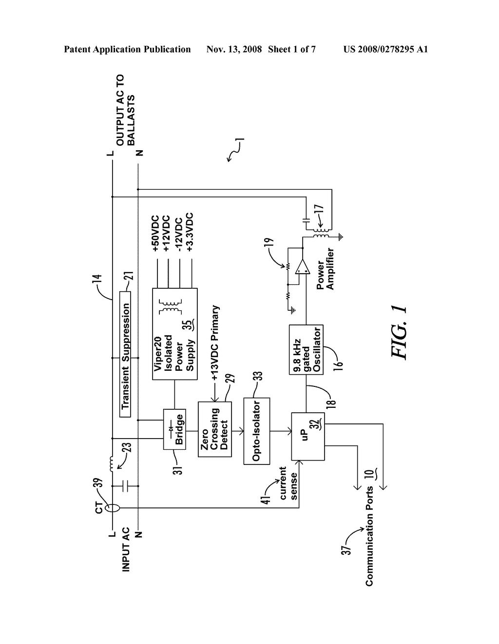 SYSTEM AND METHOD FOR POWER LINE CARRIER COMMUNICATION USING HIGH FREQUENCY TONE BURSTS - diagram, schematic, and image 02