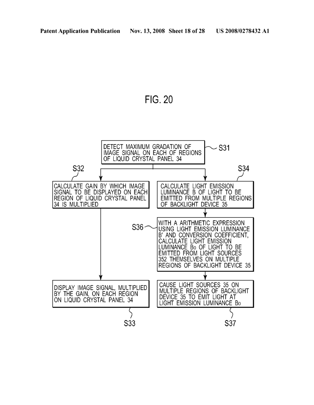 LIQUID CRYSTAL DISPLAY DEVICE AND IMAGE DISPLAY METHOD THEREOF - diagram, schematic, and image 19