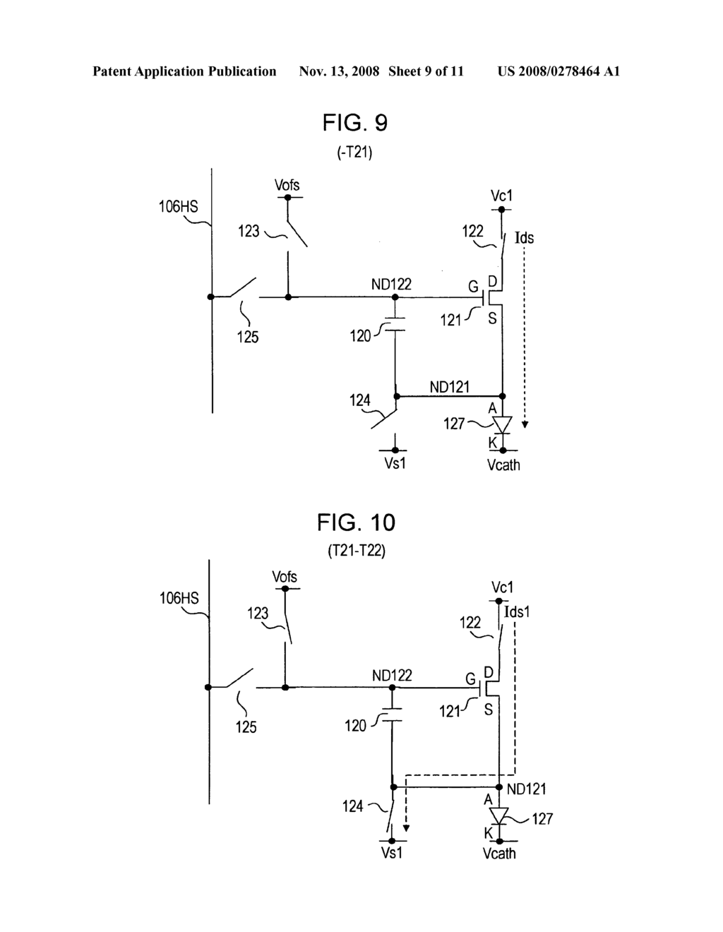 Pixel circuit and display device - diagram, schematic, and image 10