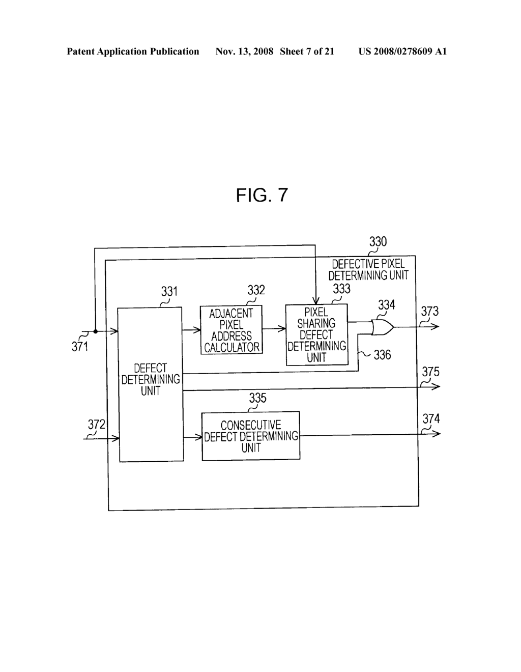 IMAGING APPARATUS, DEFECTIVE PIXEL CORRECTING APPARATUS, PROCESSING METHOD IN THE APPARATUSES, AND PROGRAM - diagram, schematic, and image 08