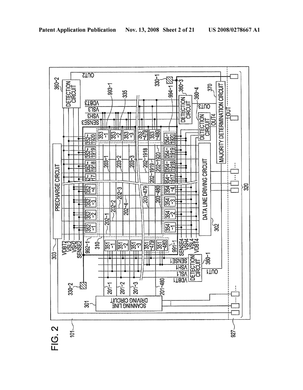 DISPLAY DEVICE AND ELECTRONIC APPARATUS INCLUDING DISPLAY DEVICE - diagram, schematic, and image 03