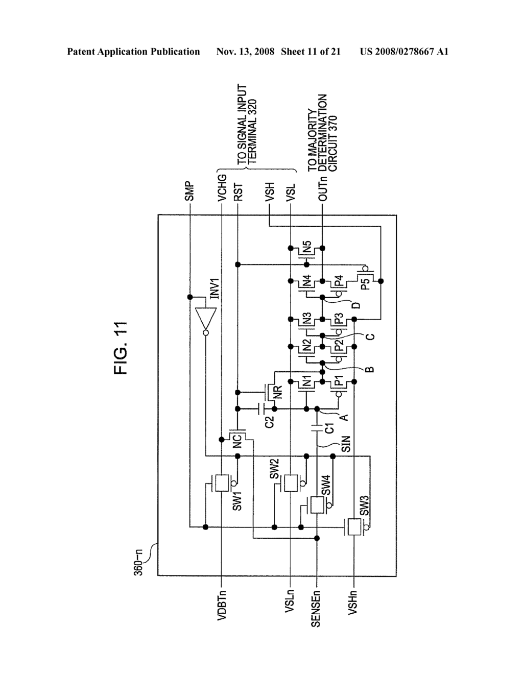 DISPLAY DEVICE AND ELECTRONIC APPARATUS INCLUDING DISPLAY DEVICE - diagram, schematic, and image 12