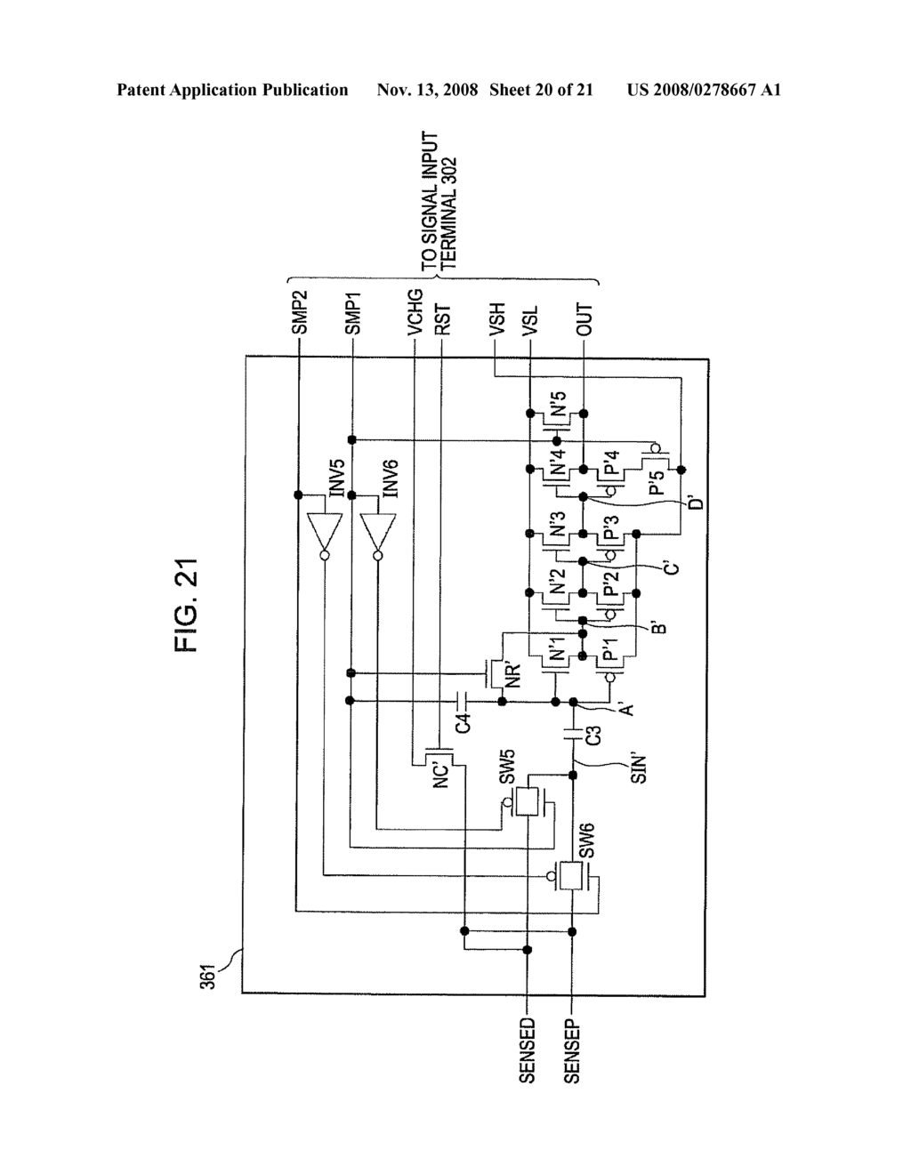 DISPLAY DEVICE AND ELECTRONIC APPARATUS INCLUDING DISPLAY DEVICE - diagram, schematic, and image 21
