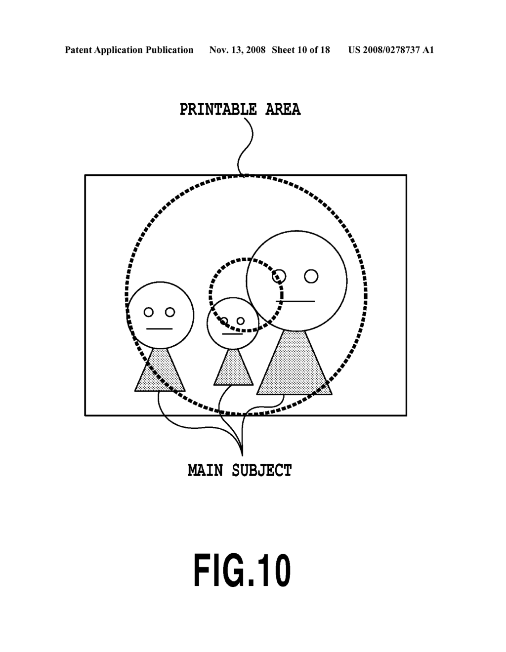 DEVICE FOR SEARCHING PRINT TARGET IMAGE ADAPTED FOR PRINTABLE AREA - diagram, schematic, and image 11