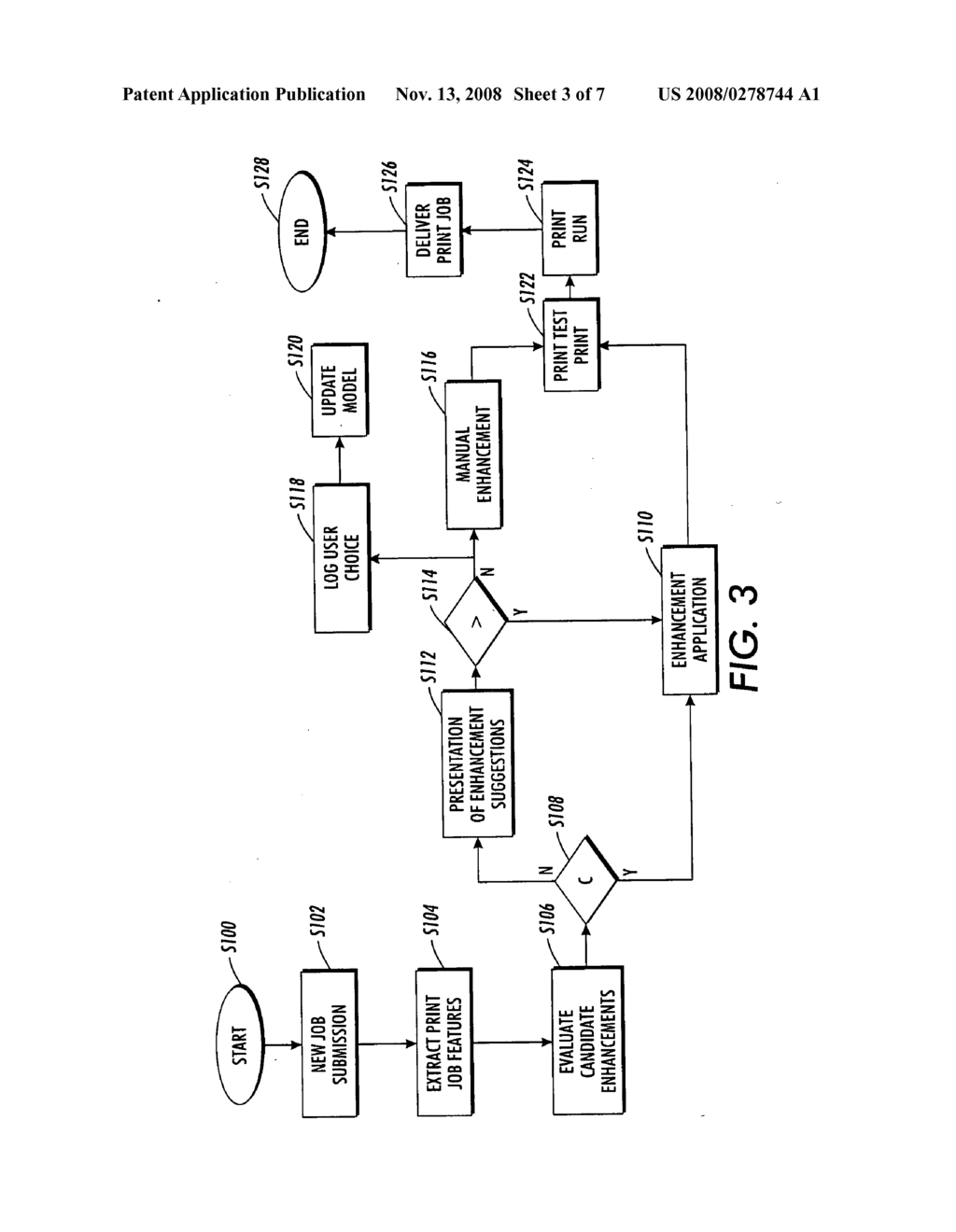 Print job aesthetics enhancements detection and modeling through combined user activity analysis and content matching - diagram, schematic, and image 04