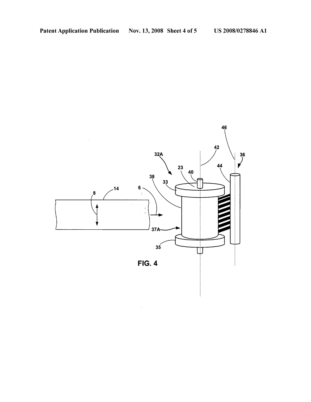 High friction rotating guide and magnetic tape system - diagram, schematic, and image 05