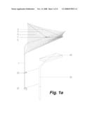 LAMP WITH SAIL-LIKE OVERHEAD ELEMENT, PREFERABLY FOR IMPROVING ACOUSTICS, ROOM FORMATION, AND INDIRECT LIGHTING OF WORKPLACES diagram and image