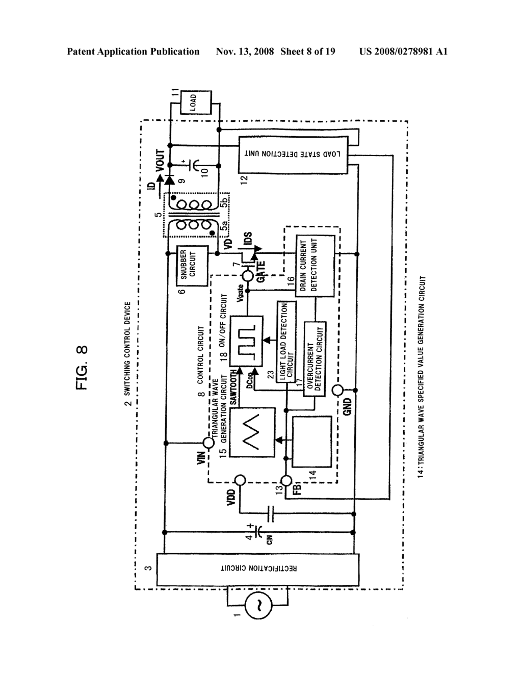 SWITCHING CONTROL DEVICE - diagram, schematic, and image 09