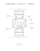 Timepiece with alert timer diagram and image