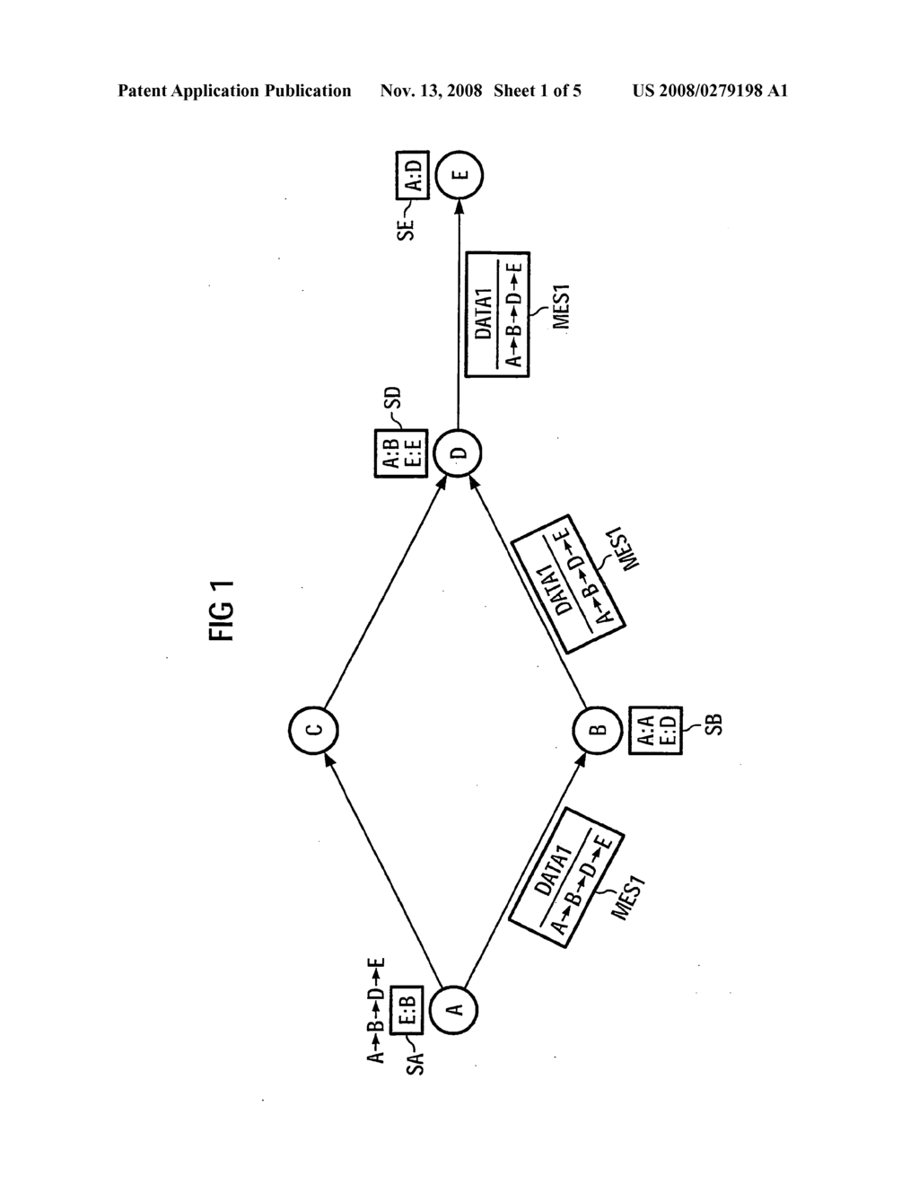 Method for the Transmission of Information in a Communication System Using a Path - diagram, schematic, and image 02