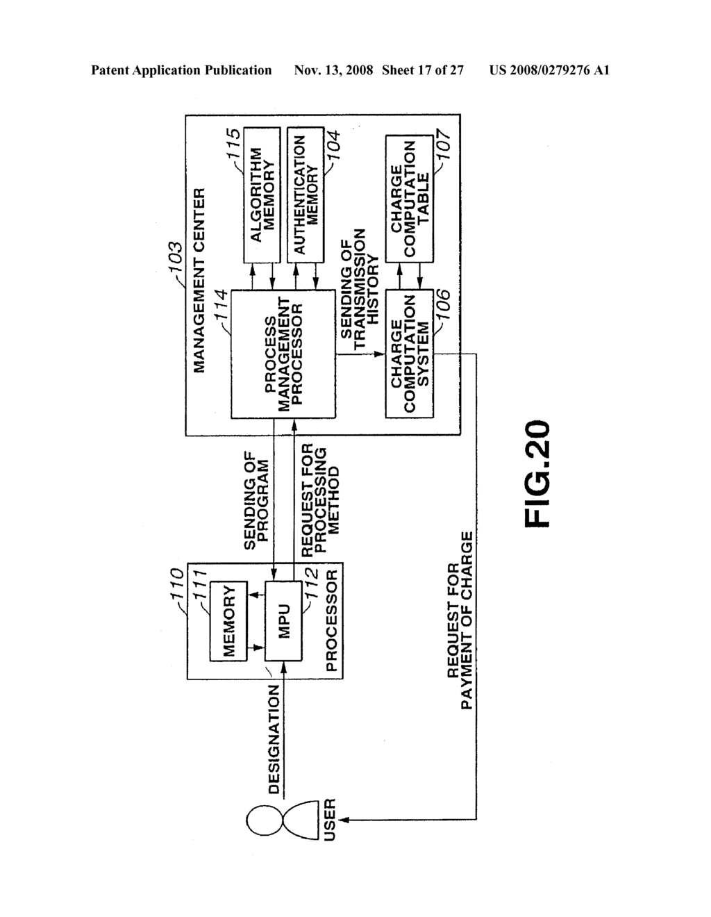 Data processing system and method, communication system and method, and charging apparatus and method - diagram, schematic, and image 18