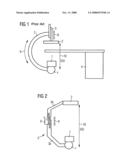 Medical system having a C-arm diagram and image