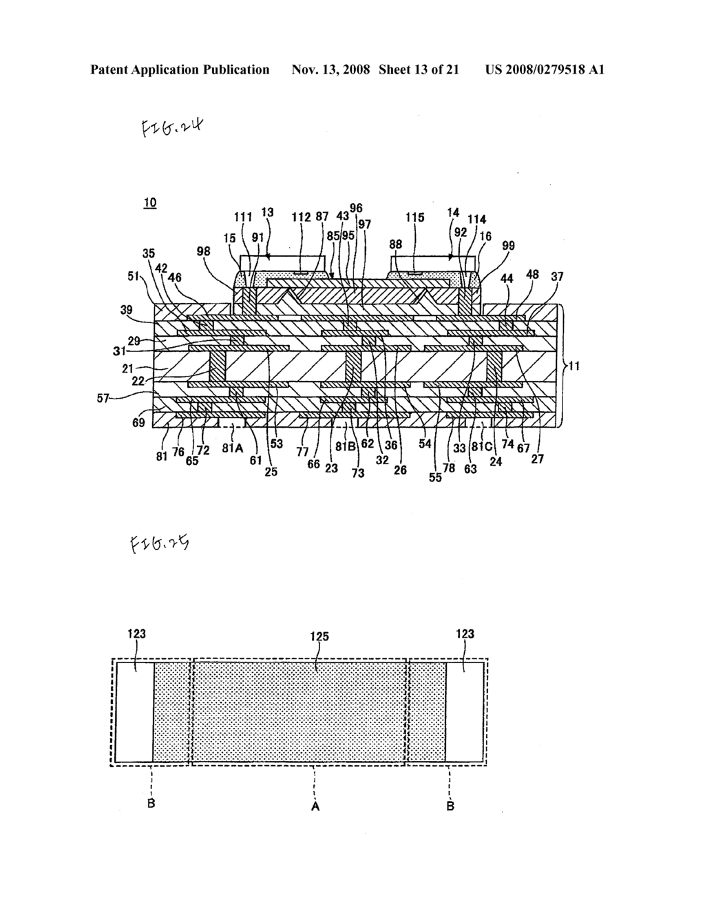 OPTICAL WAVEGUIDE AND METHOD OF MANUFACTURING THE SAME, AND METHOD OF MANUFACTURING OPTICAL/ELECTRICAL HYBRID SUBSTRATE - diagram, schematic, and image 14