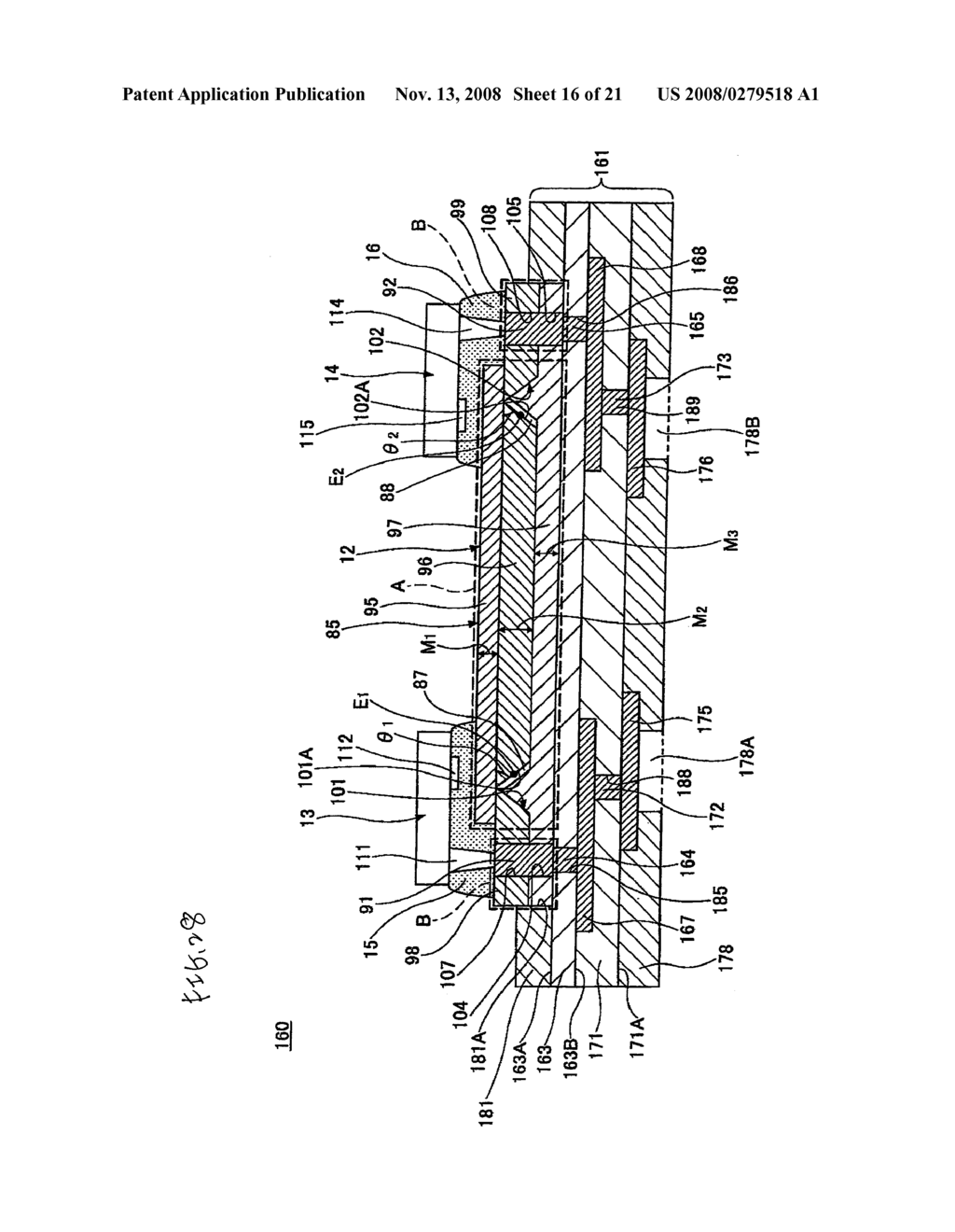 OPTICAL WAVEGUIDE AND METHOD OF MANUFACTURING THE SAME, AND METHOD OF MANUFACTURING OPTICAL/ELECTRICAL HYBRID SUBSTRATE - diagram, schematic, and image 17