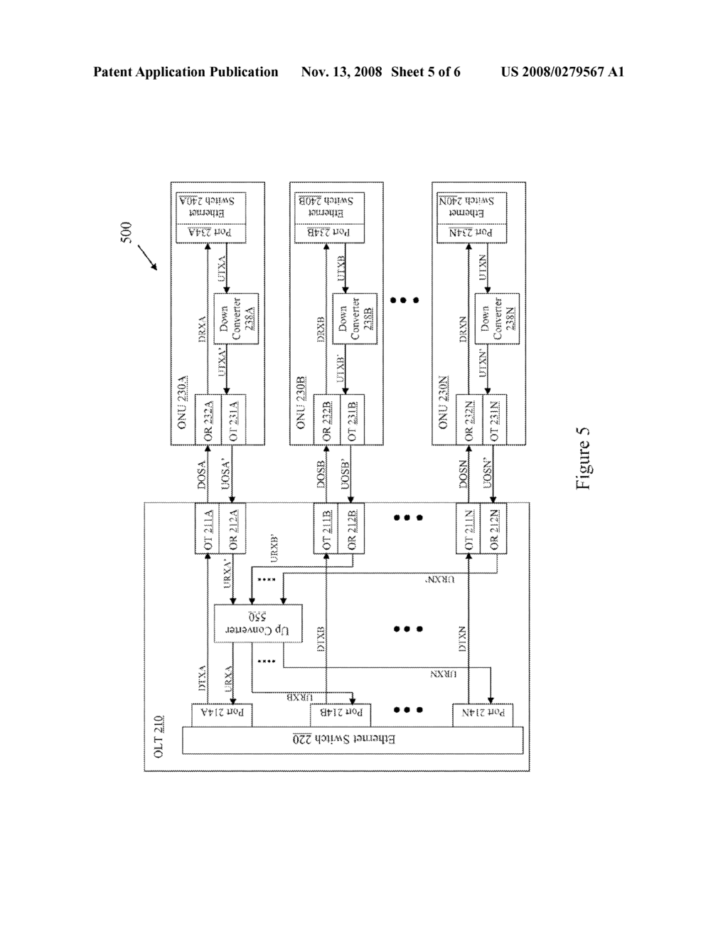 ASYMMETRIC ETHERNET OPTICAL NETWORK SYSTEM - diagram, schematic, and image 06