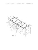 Multi-tier parking lot with a waterproof parking space under each ground parking space diagram and image