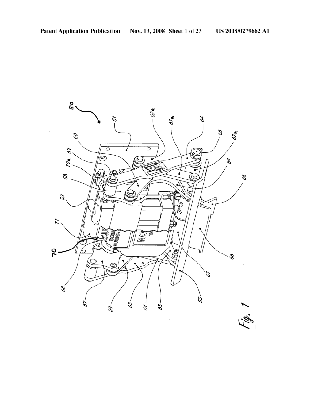 COMPACT REFUSE CART LIFTER WITH ROTATING LATCH - diagram, schematic, and image 02