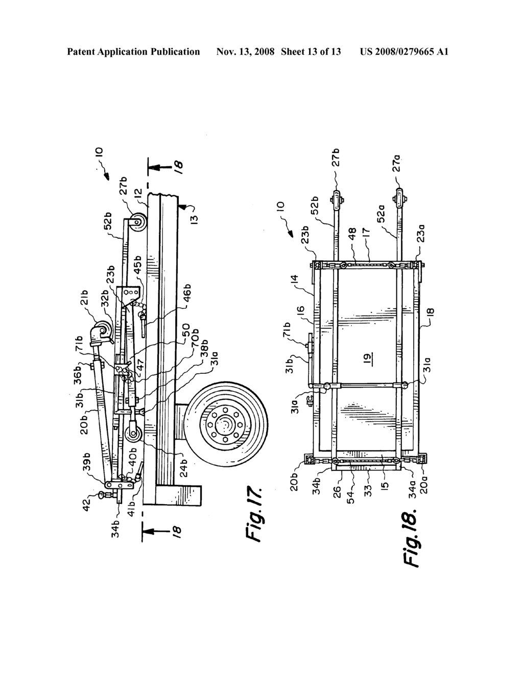 Method for the placement and transport of heavy equipment onto the cargo area of a cargo-bearing vehicle and apparatus therefor - diagram, schematic, and image 14