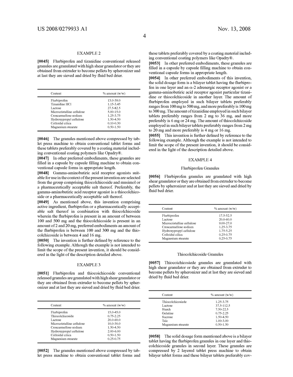 FLURBIPROFEN AND MUSCLE RELAXANT COMBINATIONS - diagram, schematic, and image 05