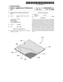 Indoor and outdoor bamboo area rug diagram and image