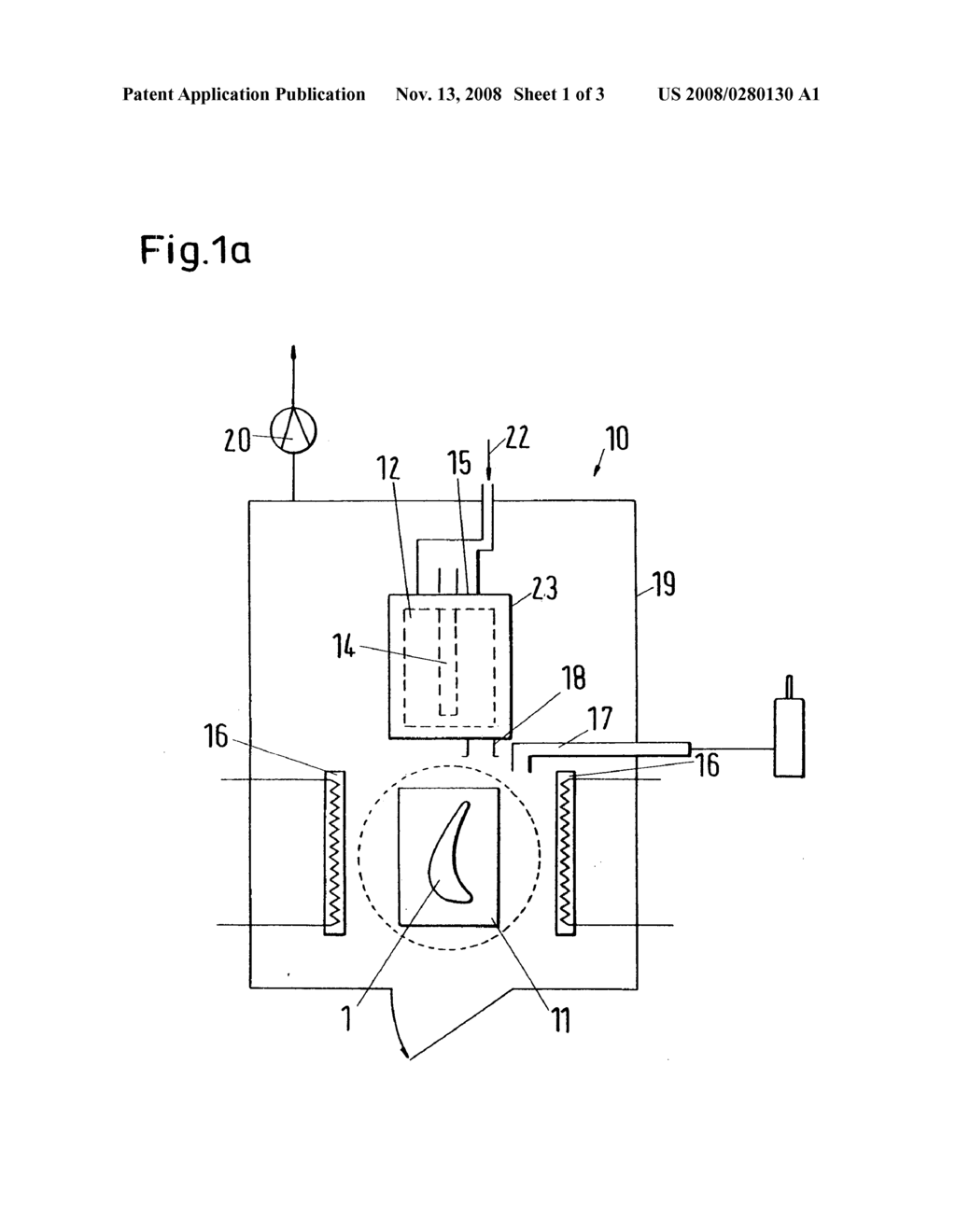 Component, an apparatus and a method for the manufacture of a layer system - diagram, schematic, and image 02