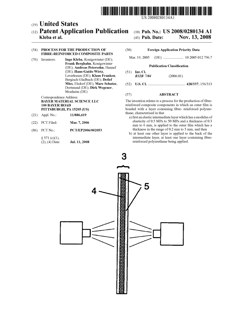 Process for the Production of Fibre-Reinforced Composite Parts - diagram, schematic, and image 01