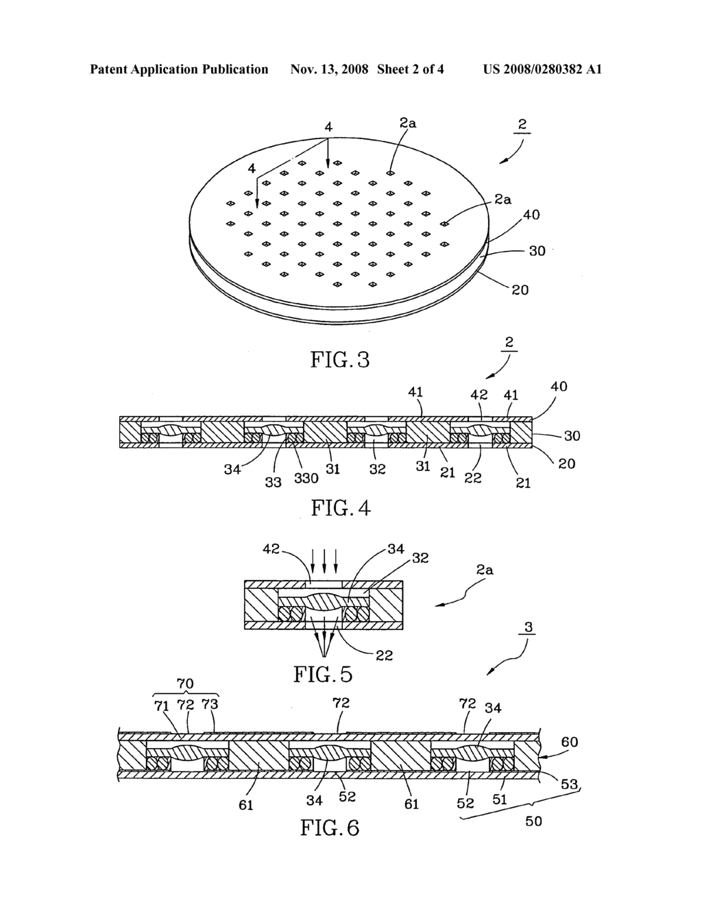 Wafer-level test module for testing image sensor chips, the related test method and fabrication - diagram, schematic, and image 03