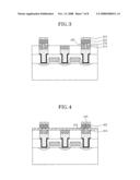 METHOD FOR MANUFACTURING PHASE CHANGE MEMORY DEVICE USING A PATTERNING PROCESS diagram and image