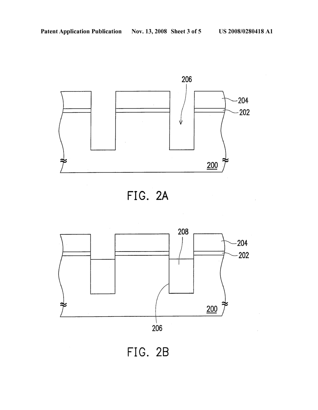 METHOD FOR MANUFACTURING THE SHALLOW TRENCH ISOLATION STRUCTURE - diagram, schematic, and image 04