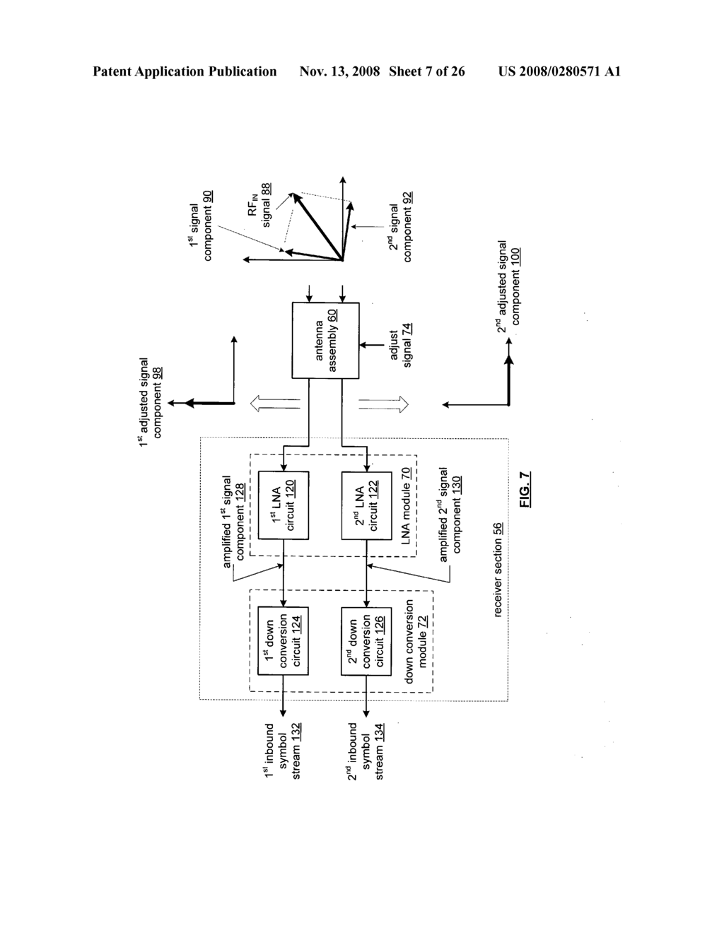 RF transceiver with adjustable antenna assembly - diagram, schematic, and image 08