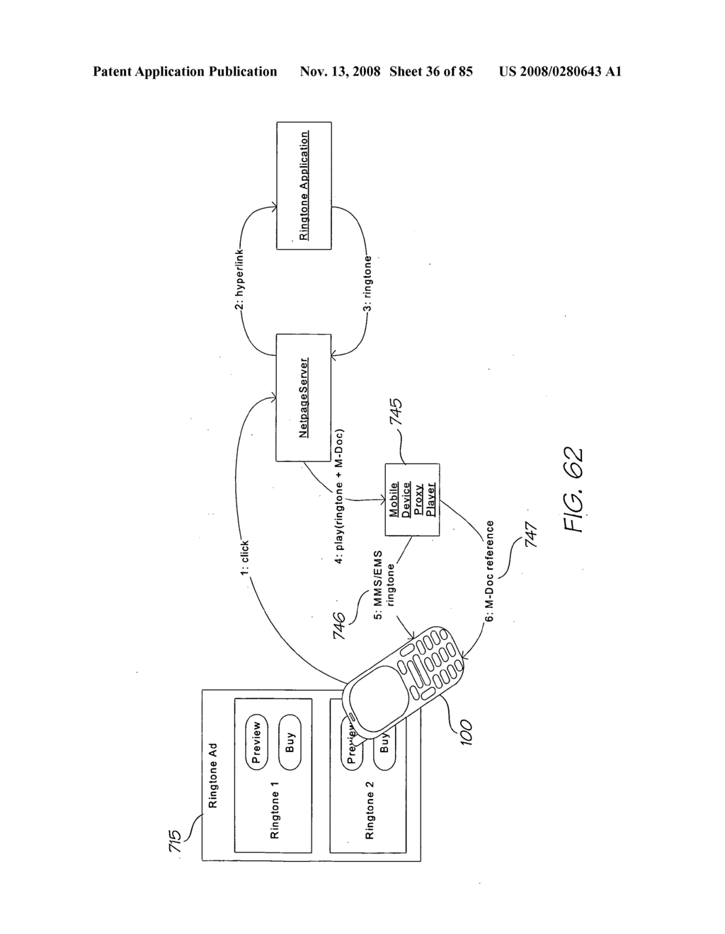 MODULAR MOBILE TELECOMMUNICATIONS DEVICE HAVING A PRINTER - diagram, schematic, and image 37