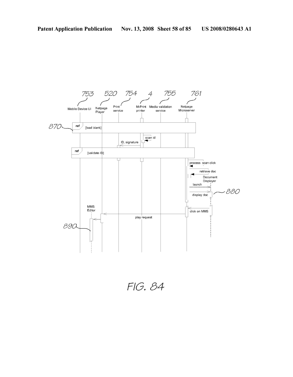 MODULAR MOBILE TELECOMMUNICATIONS DEVICE HAVING A PRINTER - diagram, schematic, and image 59