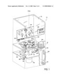 Projectile roulette arcade game diagram and image