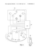 Projectile roulette arcade game diagram and image