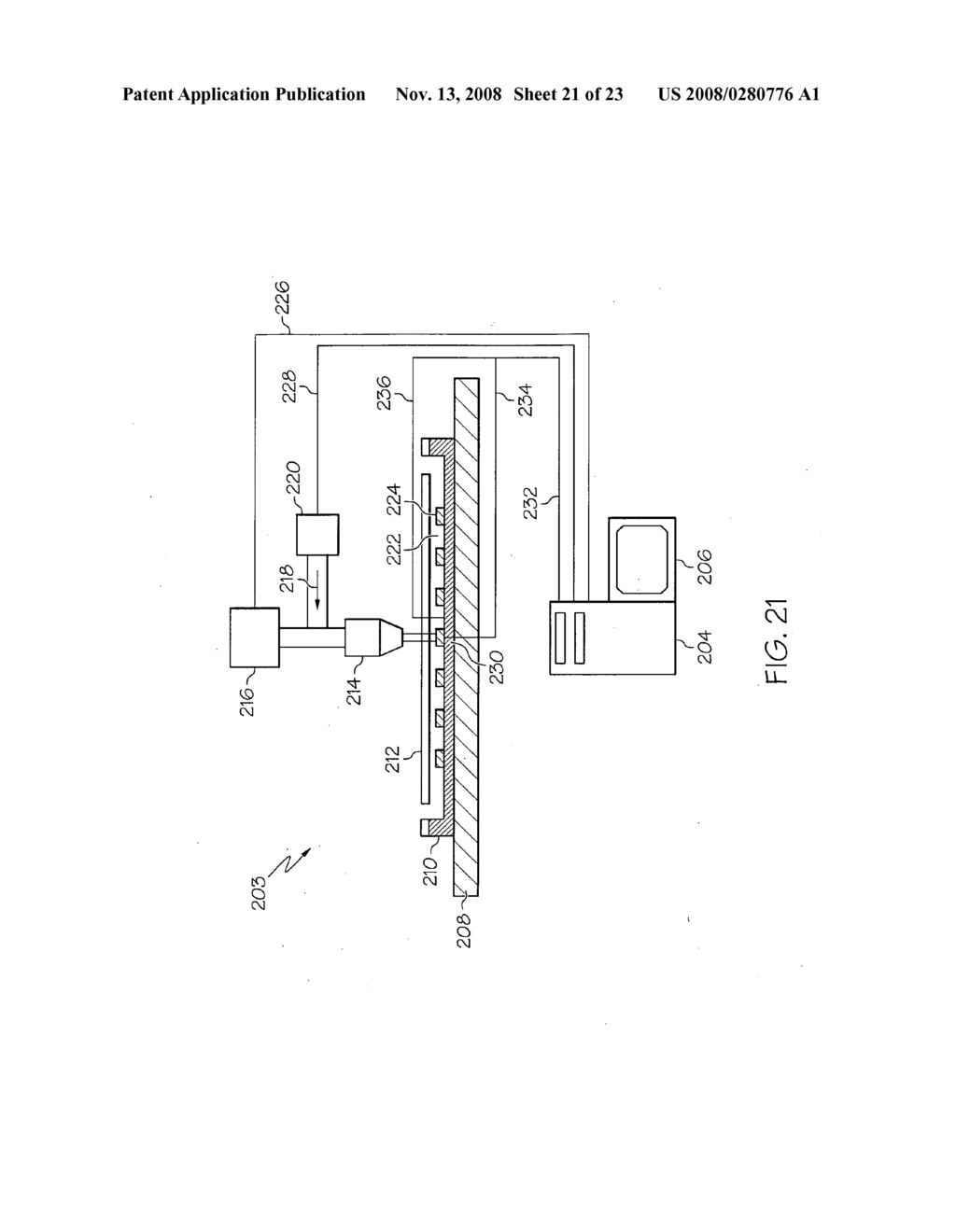 Method and apparatus for detection of molecules using a sensor array - diagram, schematic, and image 22