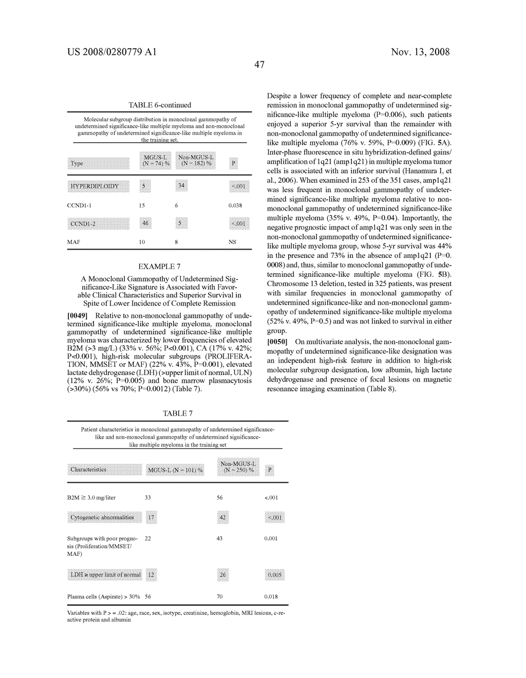 Gene expression profiling based identification of genomic signatures of multiple myeloma and uses thereof - diagram, schematic, and image 55