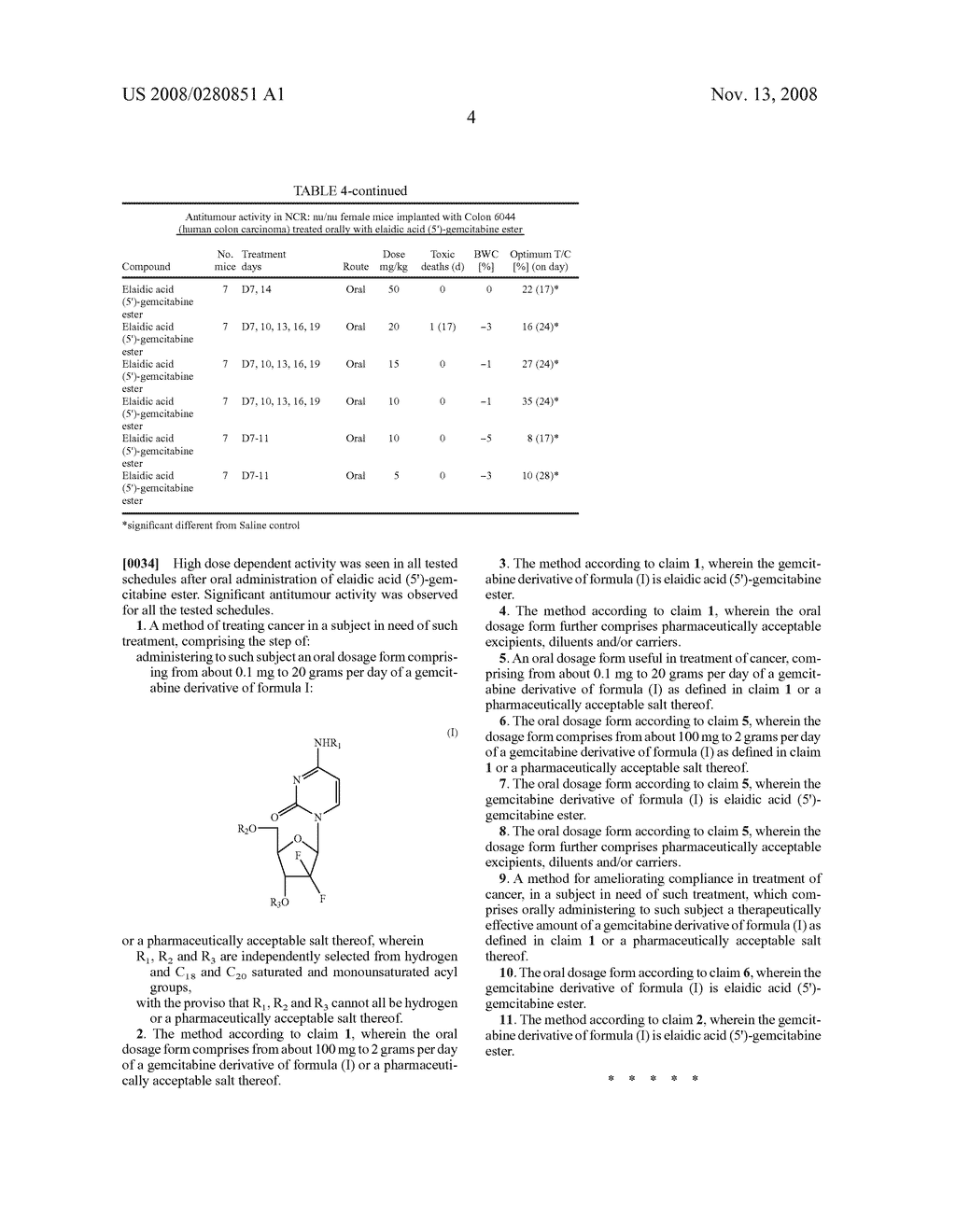 Oral Dosage Forms of Gemcitabine Derivatives - diagram, schematic, and image 09
