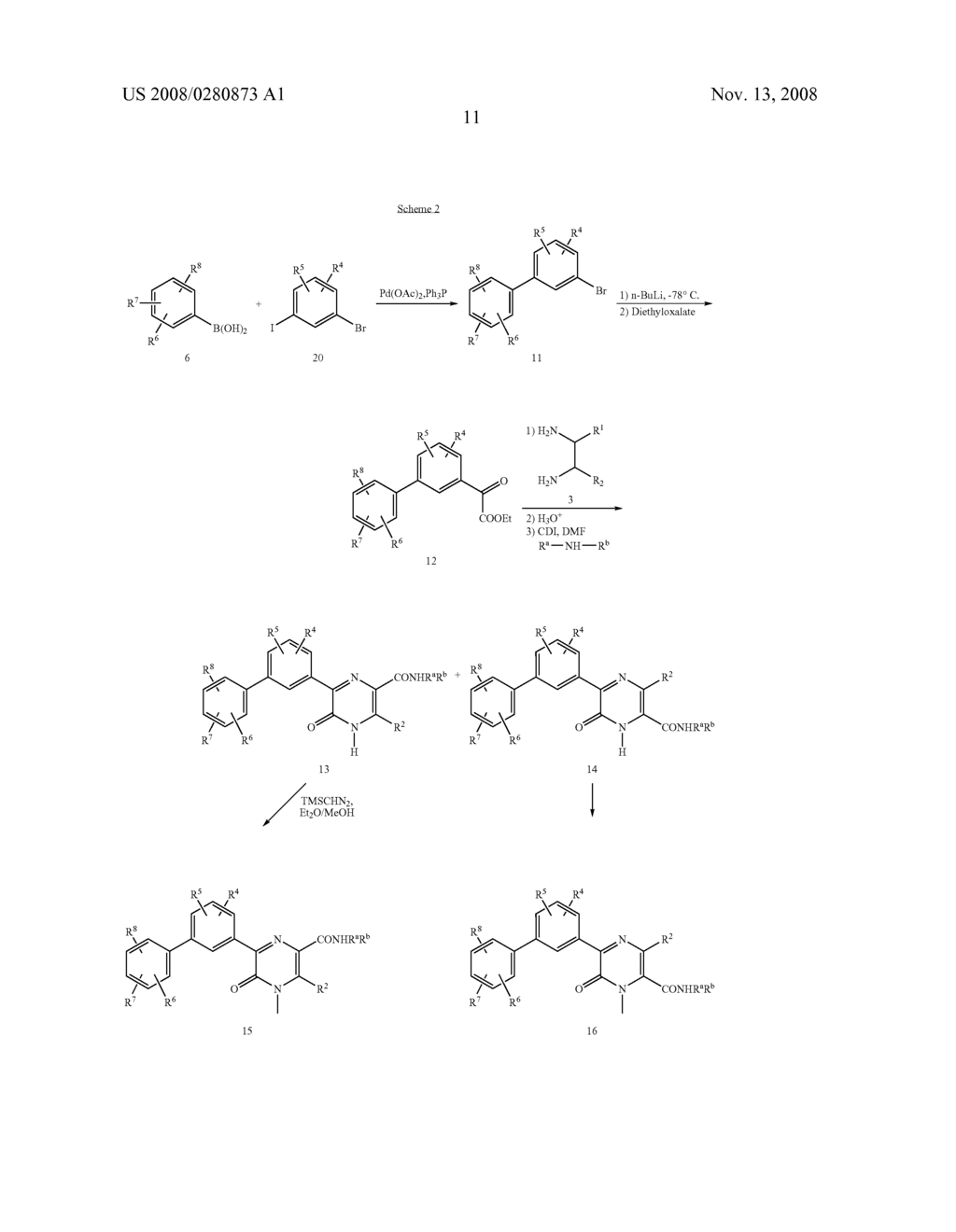 Biaryl Substituted Pyrazinones as Sodium Channel Blockers - diagram, schematic, and image 12