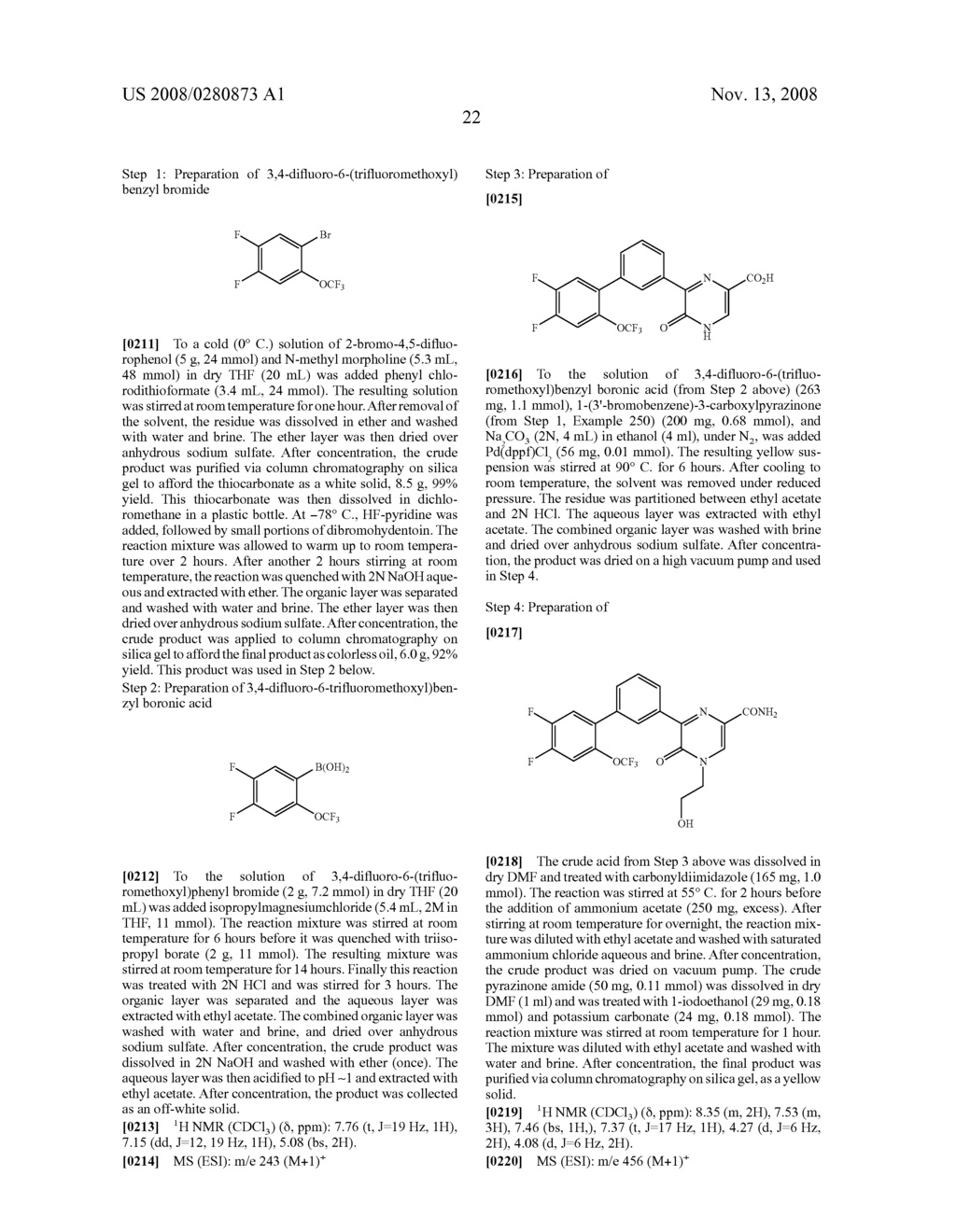 Biaryl Substituted Pyrazinones as Sodium Channel Blockers - diagram, schematic, and image 23