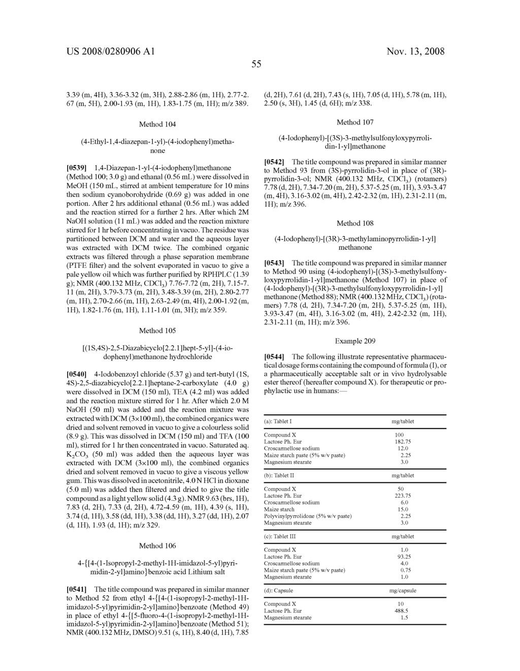 Imidazolyl-Pyrimidine Compounds for Use in the Treatment of Proliferative Disorders - diagram, schematic, and image 56