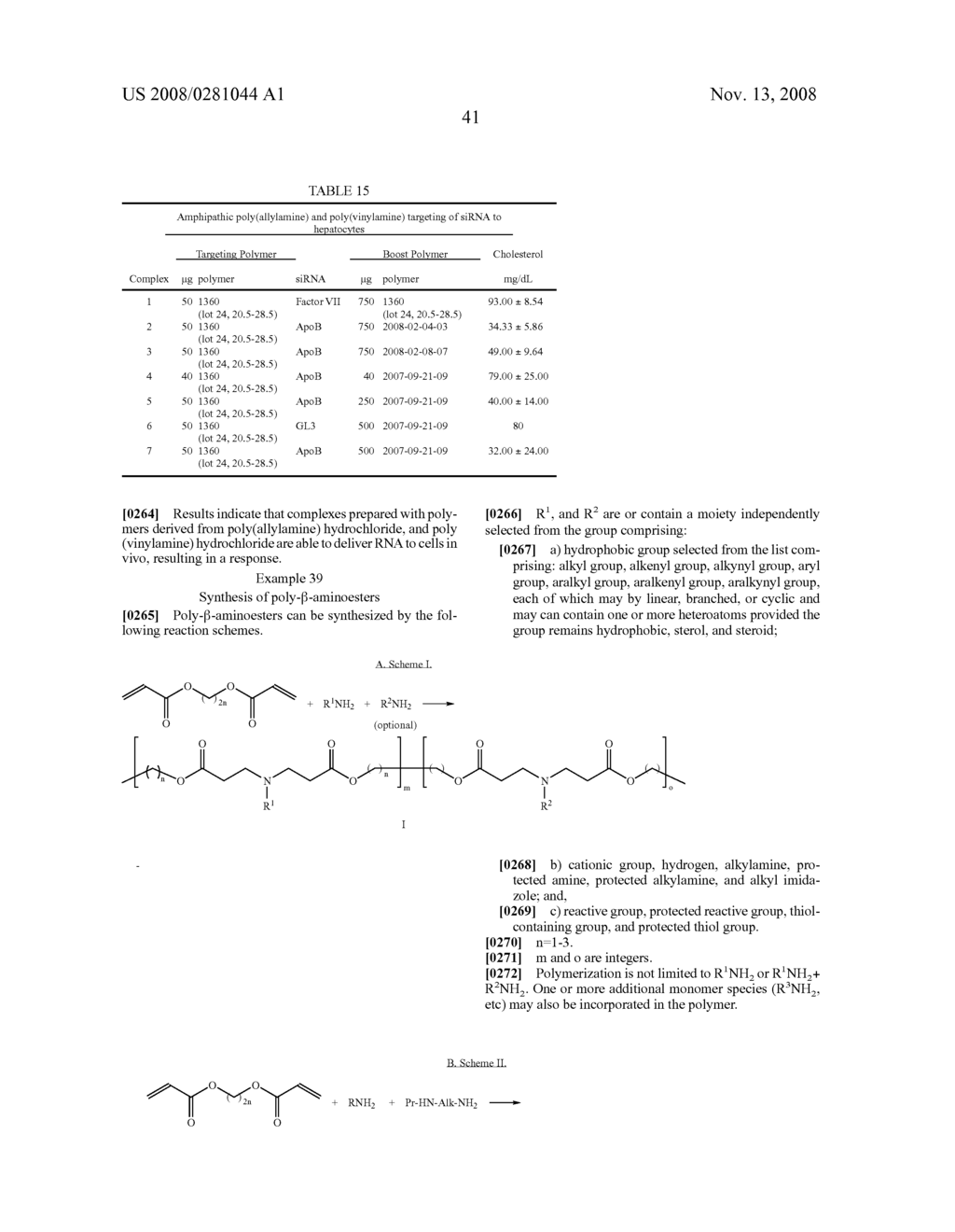 Endosomolytic Modified Poly(Alcohol) and Poly(Amine) Polymers - diagram, schematic, and image 67