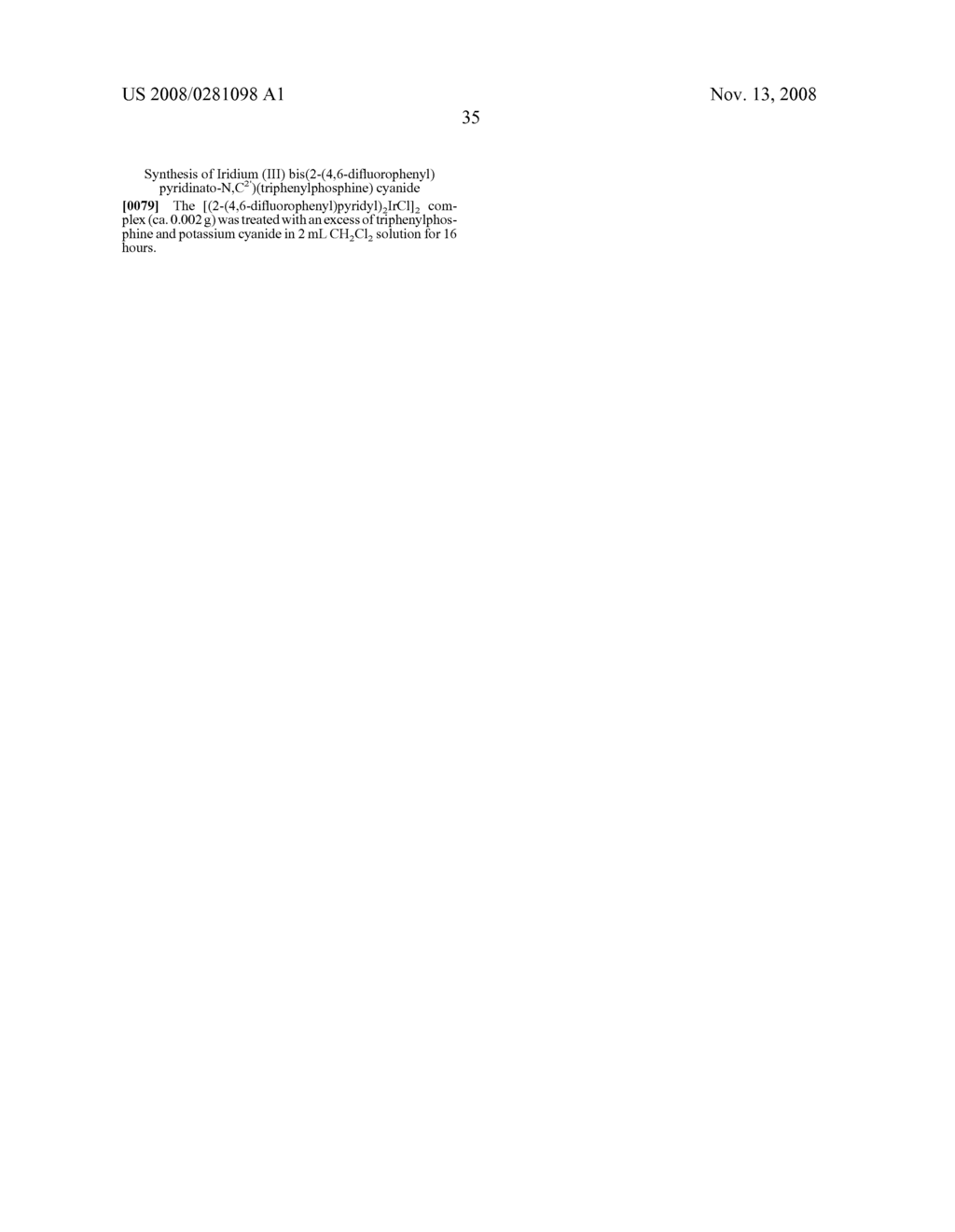 Organometallic compounds and emission-shifting organic electrophosphorescence - diagram, schematic, and image 85