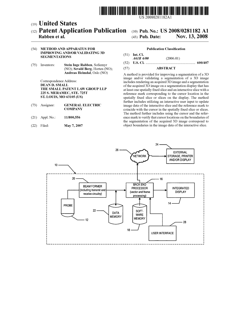 Method and apparatus for improving and/or validating 3D segmentations - diagram, schematic, and image 01