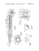 System, method and apparatus for the detection of patient-borne fluorescing materials diagram and image