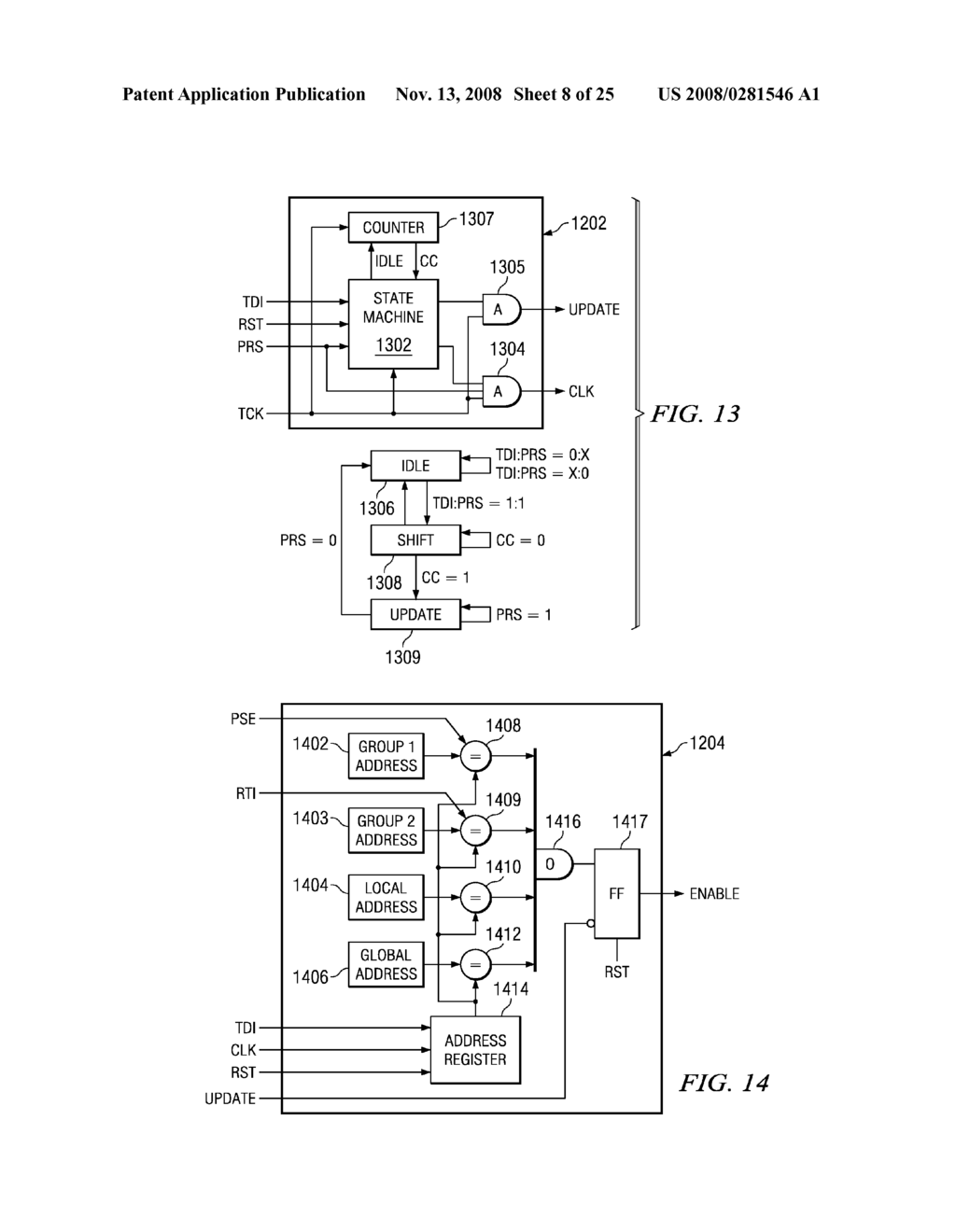 TEST ACCESS PORT WITH ADDRESS AND COMMMAND CAPABILITY - diagram, schematic, and image 09