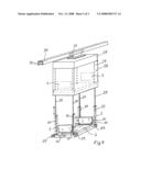 Method for Placing a Palletless Goods Package in a Stock Shelf and Delivering Therefrom and for Controlling Logistics of Packages diagram and image