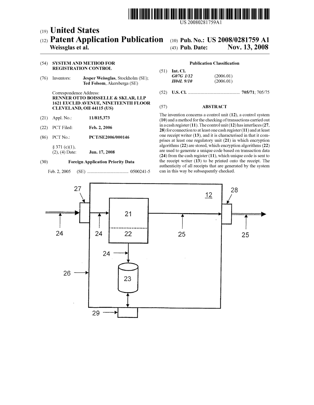 System and Method for Registration Control - diagram, schematic, and image 01