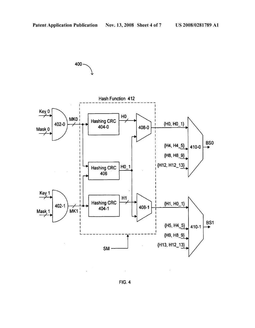 Method and apparatus for implementing a search engine using an SRAM - diagram, schematic, and image 05