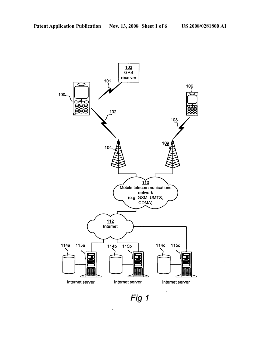 Apparatus and method for searching among and presenting information associated with geographical position data - diagram, schematic, and image 02